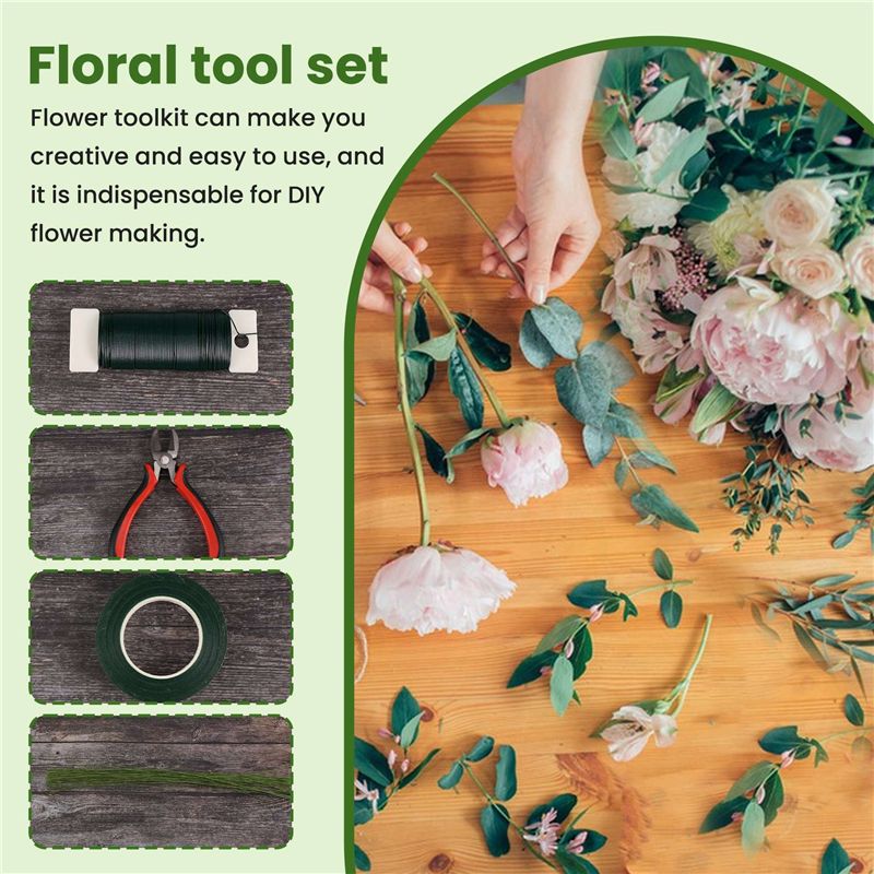 ชุดเครื่องมือจัดดอกไม้ ABJT พร - Wire Stem Florist บทวิจารณ์และราคา