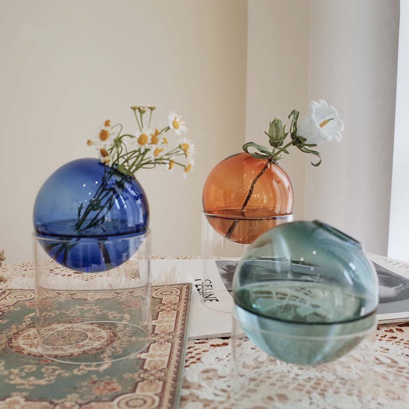มินิรอบแจกันดอกไม้ Hydroponic  - Florist Supply Vases บทวิจารณ์และราคา