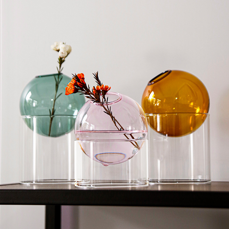 มินิรอบแจกันดอกไม้ Hydroponic  - Florist Supply Vases บทวิจารณ์และราคา