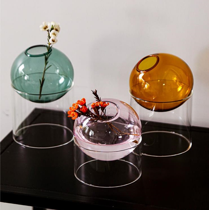 มินิรอบแจกันดอกไม้ Hydroponic  - Florist Supply Vases บทวิจารณ์และราคา
