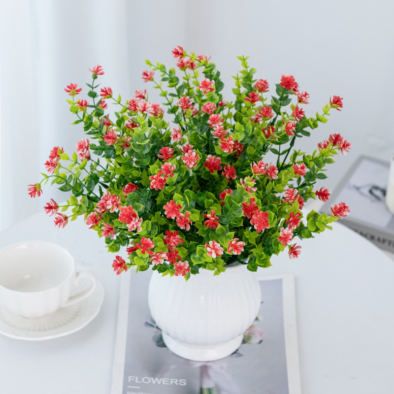 ประดิษฐ์ดอกไม้พลาสติกปลอม Euca - Florist Supply Vases บทวิจารณ์และราคา